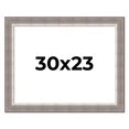 thumbnail image 1 of 30x23 Frame Grey Real Wood Picture Frame Width 2.75 Inches | Interior Frame Depth 0.5 Inches |, 1 of 8