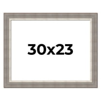 30x23 Frame Grey Real Wood Picture Frame Width 2.75 Inches | Interior Frame Depth 0.5 Inches |