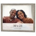 thumbnail image 1 of 30x23 Frame Grey Solid Wood Picture Frame Width 1 Inches | Interior Frame Depth 0.5 Inches |, 1 of 8