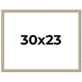 thumbnail image 1 of 30x23 Frame Grey Solid Wood Picture Frame Width 1 Inches | Interior Frame Depth 0.5 Inches |, 1 of 8