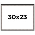 thumbnail image 1 of 30x23 Frame Silver Real Wood Picture Frame Width 1.25 Inches | Interior Frame Depth 0.75 Inches |, 1 of 8