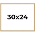 thumbnail image 1 of 30x24 Frame Beaded Gold Solid Wood Picture Frame | 0.75 Inches Moulding Width | Liscio Oro, 1 of 8