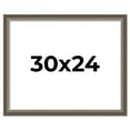 thumbnail image 1 of 30x24 Frame Brown Solid Wood Picture Frame | 1.75 Inch Moulding Width | Austin Frame Complete with, 1 of 8