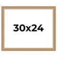 thumbnail image 1 of 30x24 Frame Charleston Honey Brown Solid Wood Picture Frame Width 1.75 Inches | Interior Depth 0.5, 1 of 8