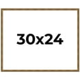 thumbnail image 1 of 30x24 Frame Gold Kingsley Distressed Solid Wood Picture Frame Width 0.75 Inches | Interior Frame, 1 of 8