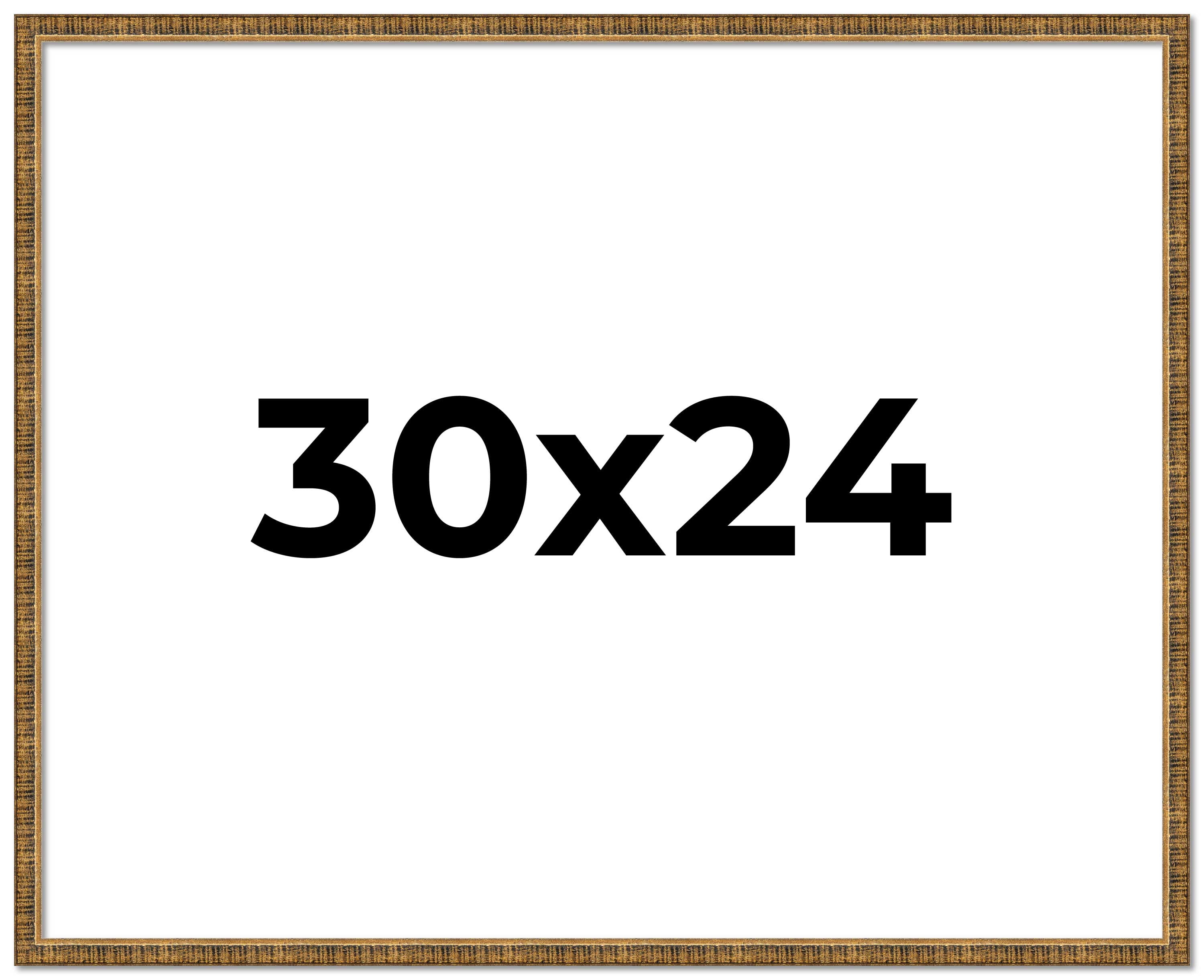 30x24 Frame Gold Picture Frame - Complete Modern Photo Frame Includes ...