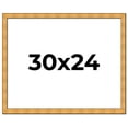 thumbnail image 1 of 30x24 Frame Gold Rustic Solid Wood Picture Frame | 1.25 Inch Wide Moulding | Rustique Gold, 1 of 8