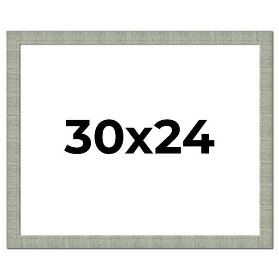 30x24 Frame Green Desert Pear Solid Wood Picture Frame | 1.625 Inch Moulding Width | Interior Frame