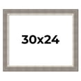 thumbnail image 1 of 30x24 Frame Grey Real Wood Picture Frame Width 2.75 Inches | Interior Frame Depth 0.5 Inches |, 1 of 8