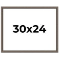 thumbnail image 1 of 30x24 Frame Silver Real Wood Picture Frame Width 1.25 Inches | Interior Frame Depth 0.5 Inches |, 1 of 8