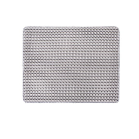 Cat Litter Trapping Mat 30 x 24 in Double Layer Honeycomb Non-Slip & Urine-Proof