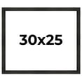 thumbnail image 1 of 30x25 Frame Black Rustic Barnwood Solid Wood Picture Frame | 1.5 Inch Moulding Width | Includes UV, 1 of 8