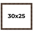 thumbnail image 1 of 30x25 Frame Brown Burl Real Wood Picture Frame Width 1.625 Inches | Interior Frame Depth 0.5 Inches, 1 of 8