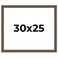 thumbnail image 1 of 30x25 Frame Brown Farmhouse Solid Wood Picture Frame Width 1.5 Inches | Interior Frame Depth 0.5, 1 of 8