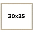 thumbnail image 1 of 30x25 Frame Grey Solid Wood Picture Frame Width 1 Inches | Interior Frame Depth 0.5 Inches |, 1 of 8