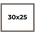 thumbnail image 1 of 30x25 Frame Silver Real Wood Picture Frame Width 1.25 Inches | Interior Frame Depth 0.5 Inches |, 1 of 8