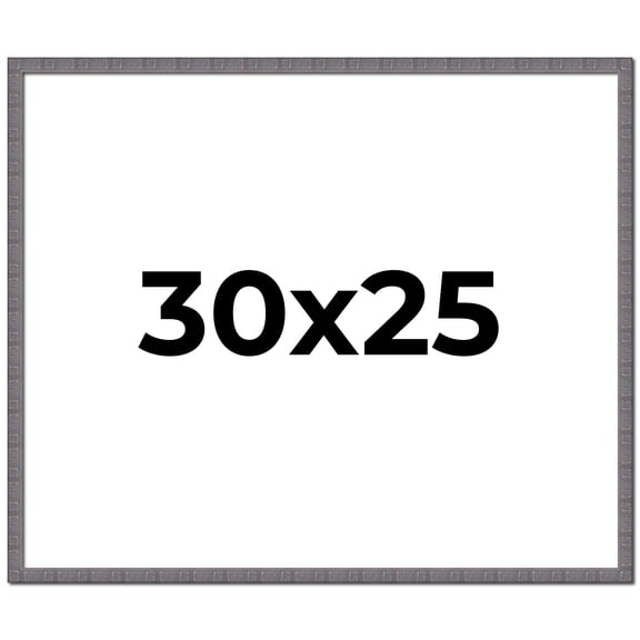 30x25 Frame Slate Blue Distressed Rustic Solid Wood Picture Frame | 0.75 Inch Moulding Width |