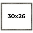 thumbnail image 1 of 30x26 Frame Black-Brown Medieval Solid Wood Picture Frame | 1.5 Inch Moulding Width | Gotham, 1 of 8