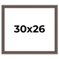 thumbnail image 1 of 30x26 Frame Black Feather Payton Ornate Solid Wood Picture Frame Width 1.75 Inches | Interior Depth, 1 of 8