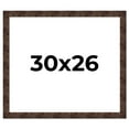 thumbnail image 1 of 30x26 Frame Brown Burl Real Wood Picture Frame Width 1.625 Inches | Interior Frame Depth 0.5 Inches, 1 of 8