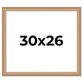 thumbnail image 1 of 30x26 Frame Charleston Honey Brown Solid Wood Picture Frame Width 1.75 Inches | Interior Depth 0.5, 1 of 8