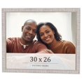 thumbnail image 1 of 30x26 Frame White Real Wood Picture Frame Width 0.75 inches | Interior Frame Depth 0.5 inches |, 1 of 8