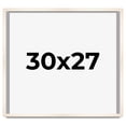 thumbnail image 1 of 30x27 Frame White Wheat Solid Wood Picture Frame | Moulding Width 0.75 Inches | Interior Depth 0.5, 1 of 8