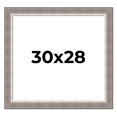 thumbnail image 1 of 30x28 Frame Grey Real Wood Picture Frame Width 2.75 Inches | Interior Frame Depth 0.5 Inches |, 1 of 8