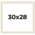 thumbnail image 1 of 30x28 Frame White Real Wood Picture Frame Width 1.5 inches | Interior Frame Depth 0.5 inches | Barn, 1 of 8