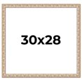 thumbnail image 1 of 30x28 Frame White Real Wood Picture Frame Width 1.5 inches | Interior Frame Depth 0.5 inches |, 1 of 8