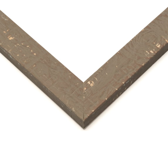 30x30 Distressed Brown Real Wood Picture Frame Width 1.25 inches | Interior Frame Depth 0.5 inches