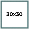 thumbnail image 1 of 30x30 Frame Blue Rustic Barnwood Solid Wood Picture Frame Width 1.25 Inches | Interior Depth 0.5, 1 of 8