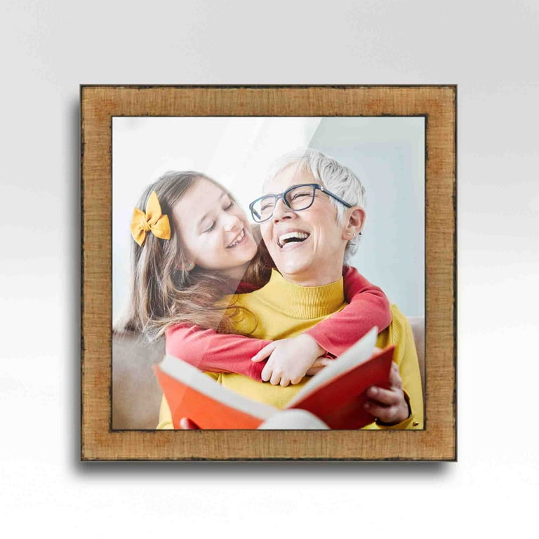 CustomPictureFrames.com 30x30 Frame Gold Solid Wood Picture Frame Width  1.25 Inches