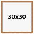 thumbnail image 1 of 30x30 Shadow Box Frame Brown | 0.875 Inches Deep Real Wood Contemporary Shadowbox Display Frame |, 1 of 6