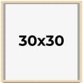 thumbnail image 1 of 30x30 Shadow Box Frame Brown | 0.875 Inches Deep Real Wood Contemporary Shadowbox Display Frame |, 1 of 5