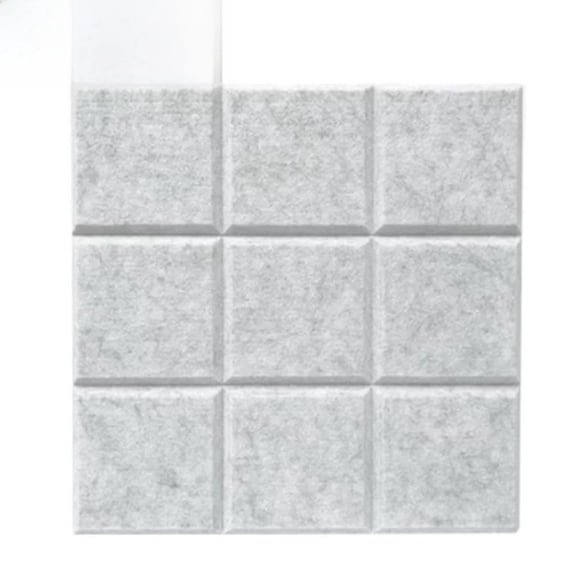 30x30cm Grid Felt Wall Panel Polyester Fiber Background Wall Soundproof Board Display Board Art Decorative Sound-absorbing Board