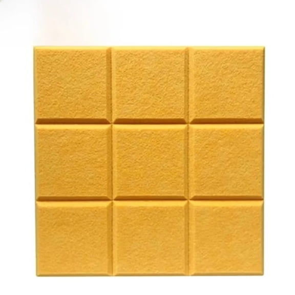 30x30cm Grid Felt Wall Panel Polyester Fiber Background Wall Soundproof Board Display Board Art Decorative Sound-absorbing Board