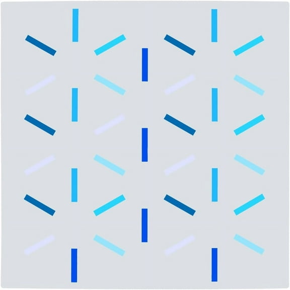 30x30cm Large Geometric Stencil Line Segment Pattern Templates Reusable Washable Plastic Drawing Stencils Square Sign for Painting on Wood Wall Floor Furniture Fabric Scrapbook DIY Crafts 1bag