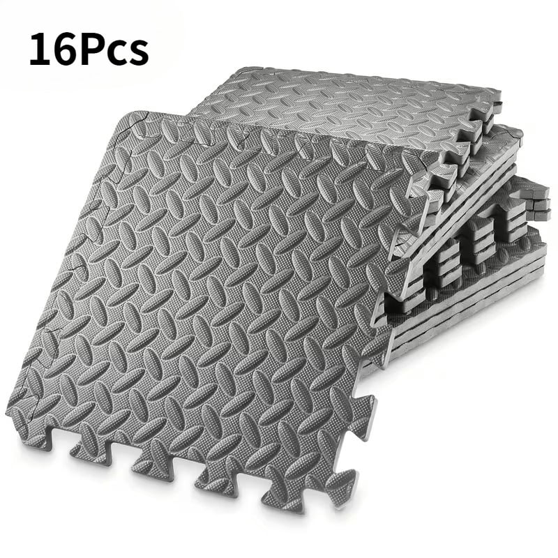 30x30cm Yoga Mat Shock Absorbing Mat Home Gym Pad EVA Eco Friendly Non Slip Foam Interlocking Flooring Suitable for Home and Gym