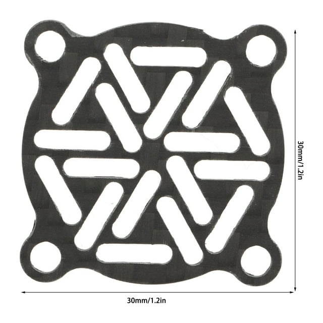 30x30mm Cooling Fan Cover Carbon Fiber RC Electric Motor Fan Heat