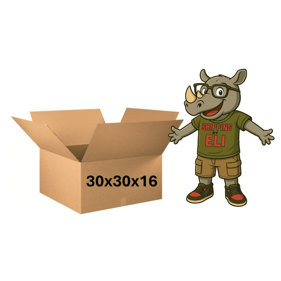 30x30x16 (200 lb strength) | SINGLE CARDBOARD BOX