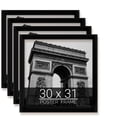 thumbnail image 1 of 30x31 Black Picture Frame for Puzzles Posters Photos or Artwork, Set of 4, 1 of 5