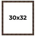 thumbnail image 1 of 30x32 Frame Brown Burl Real Wood Picture Frame Width 1.625 Inches | Interior Frame Depth 0.5 Inches, 1 of 8