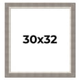 thumbnail image 1 of 30x32 Frame Grey Real Wood Picture Frame Width 2.75 Inches | Interior Frame Depth 0.5 Inches |, 1 of 8