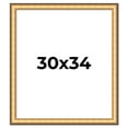 thumbnail image 1 of 30x34 Frame Gold Plein Aire Solid Wood Picture Frame Width 2 Inches | Interior Frame Depth 0.5, 1 of 8