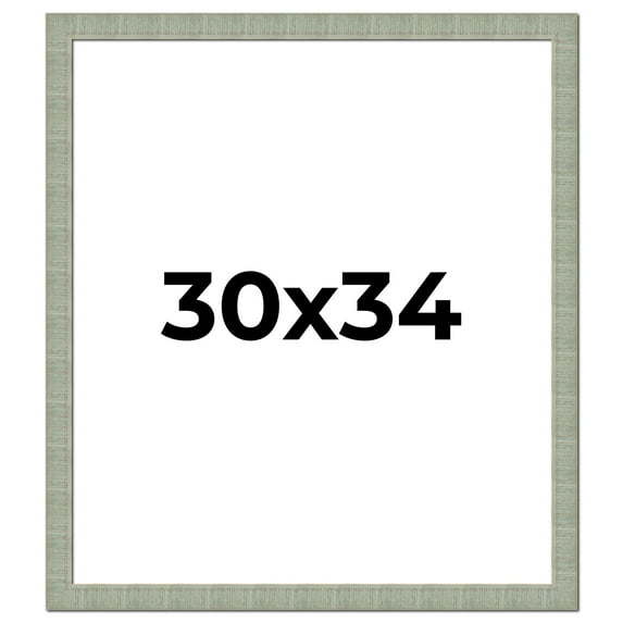 30x34 Frame Green Desert Pear Solid Wood Picture Frame | 1.625 Inch Moulding Width | Interior Frame