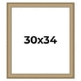 thumbnail image 1 of 30x34 Frame Ornate Silver Beaded Solid Wood Picture Frame Width 2.5 Inches | Interior Depth 1, 1 of 8