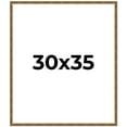 thumbnail image 1 of 30x35 Frame Gold Kingsley Distressed Solid Wood Picture Frame Width 0.75 Inches | Interior Frame, 1 of 8