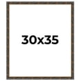 thumbnail image 1 of 30x35 Frame Gold Real Wood Picture Frame Width 1.5 inches | Interior Frame Depth 0.5 inches |, 1 of 8