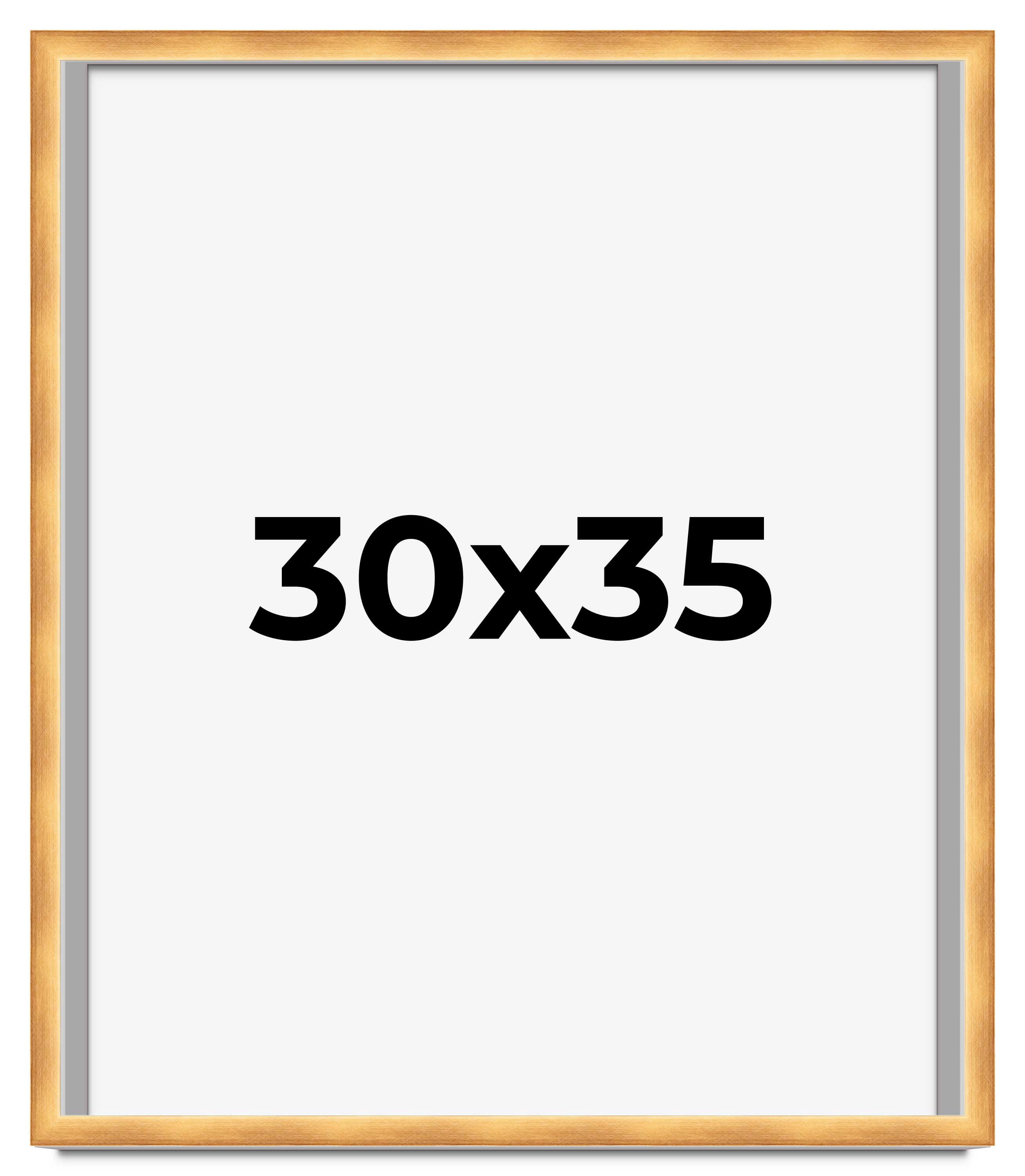 30x35 Shadow Box Bronze Cross-Brushed Display Frame | 1.625 Inches Deep ...